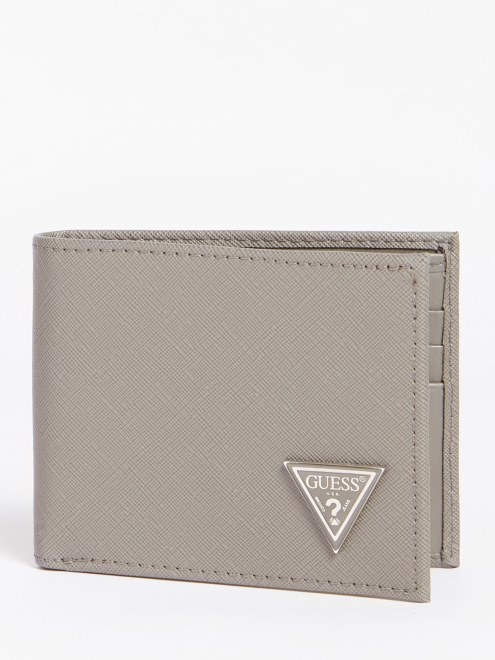 Cartera Guess Certosa Gris Saffiano