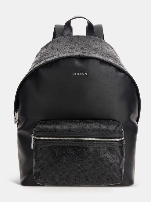 Mochila Guess Negra Con Logo Escape 4g