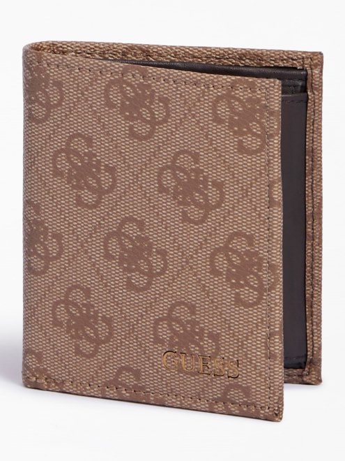 Vezzola 4g Logo Cartera Marrón Adivinar