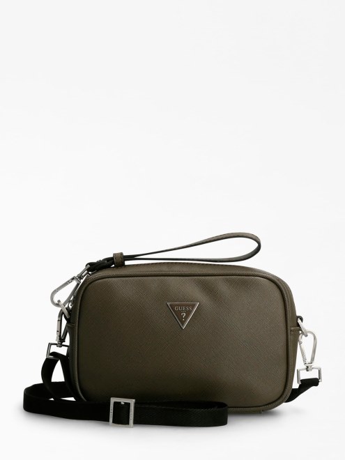 Guess Certosa Saffiano Mini Neceser Gris