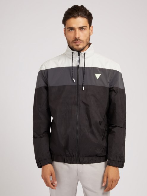 Sudadera Guess Gris Con Cremallera Completa