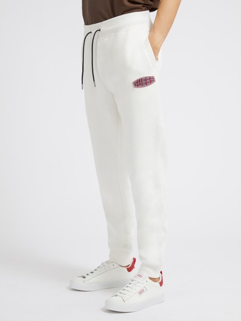 Pantalon Jogger Con Parche Del Logo Blanco