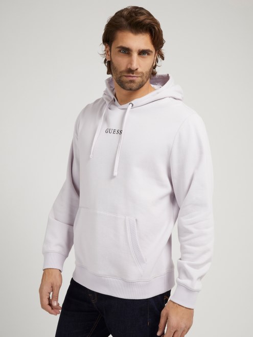 Sudadera Con Capucha Y Logo Morado