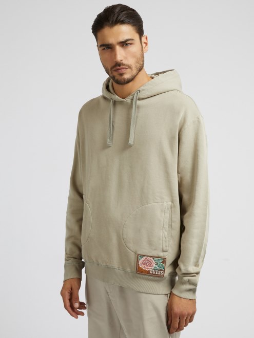 Sudadera Con Estampado Guess Back Gris