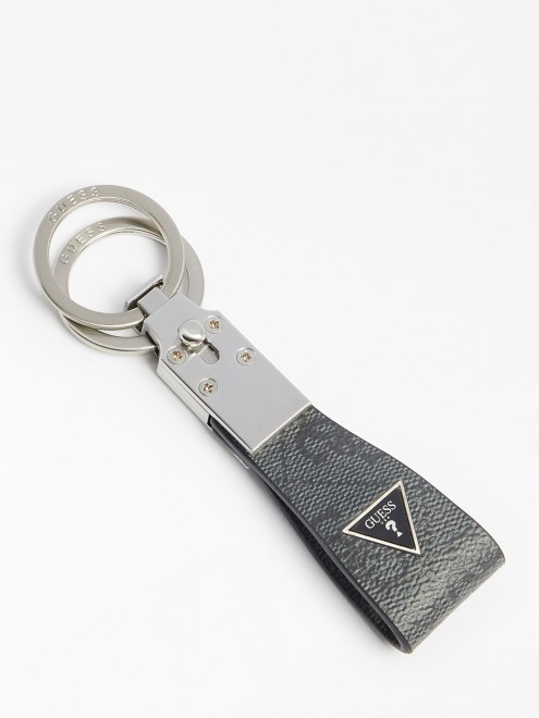 Llavero Con El Logotipo De Guess Negro Vezzola 4g