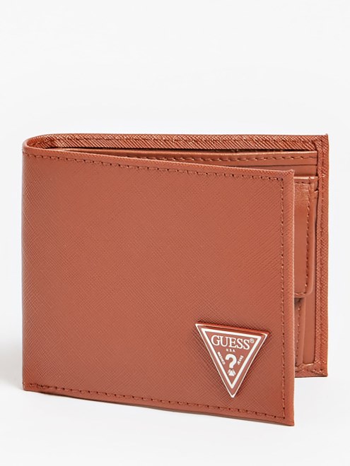 Billetera Certosa Saffiano Marrón Supongo