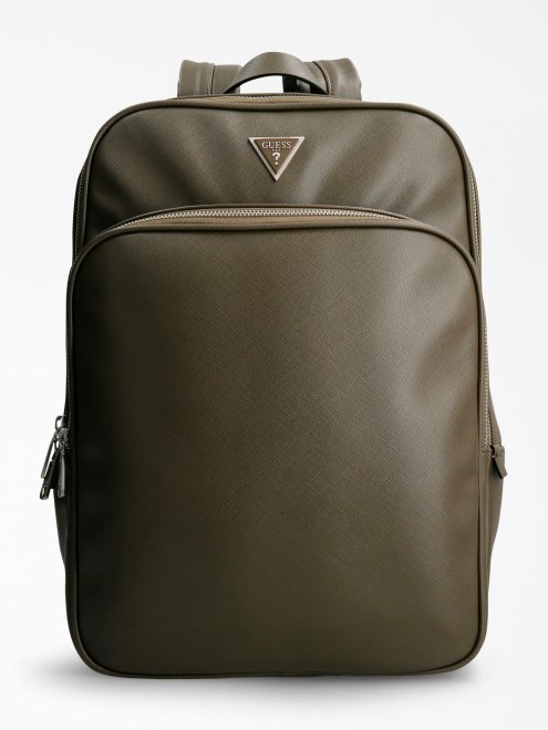 Mochila Certosa Saffiano Gris Supongo