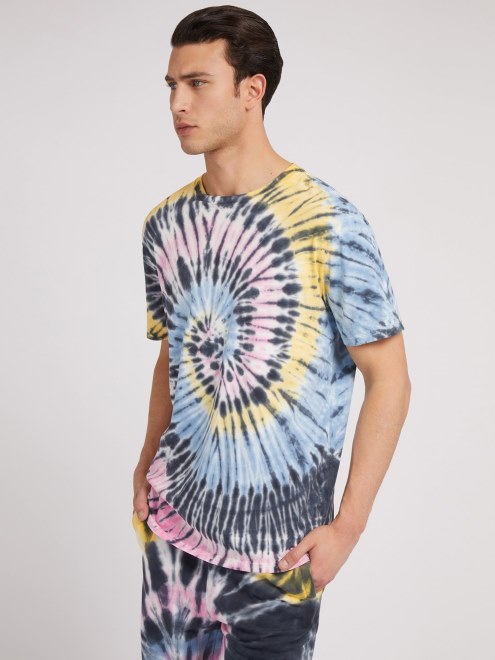 Camiseta Guess Con Estampado Tie-dye Multicolor