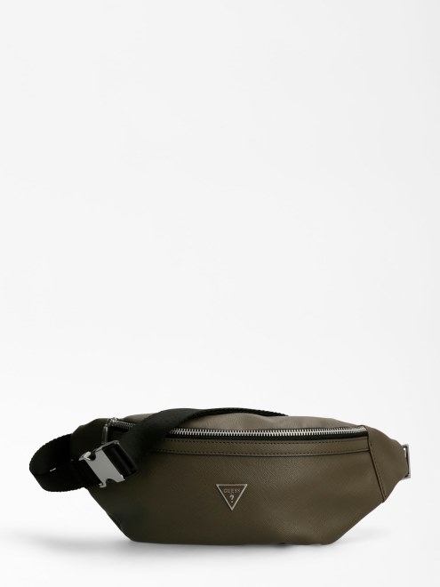 Riñonera Saffiano Certosa Gris Adivinar