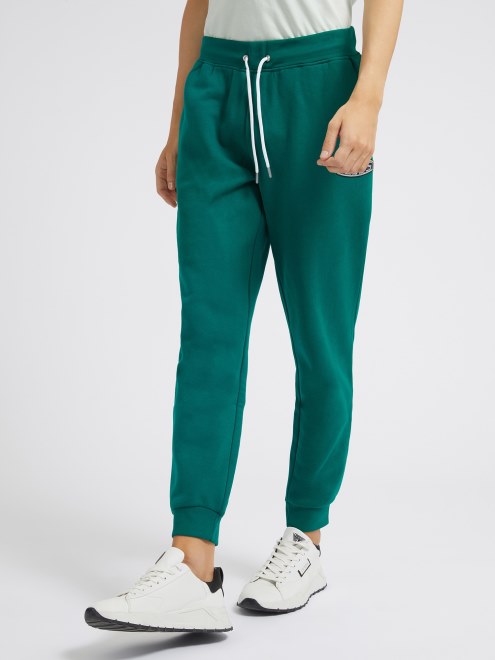 Jogger Guess Con Parches Del Logo Verde