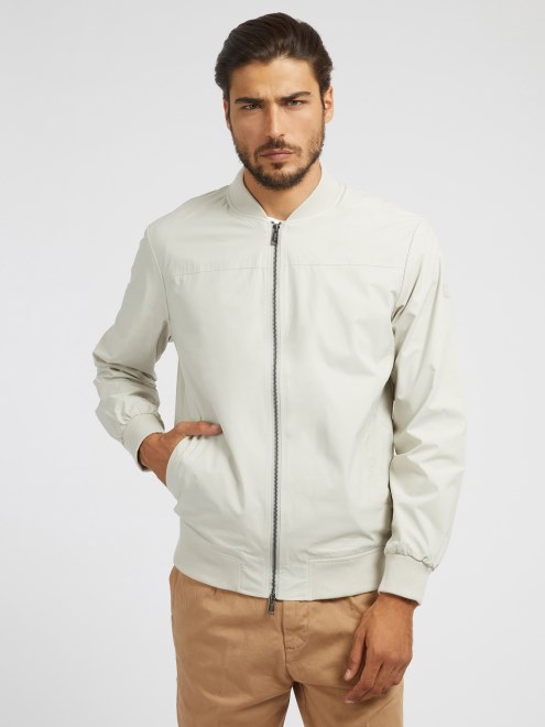 Chaqueta Bomber De Corte Holgado Adivina Gris