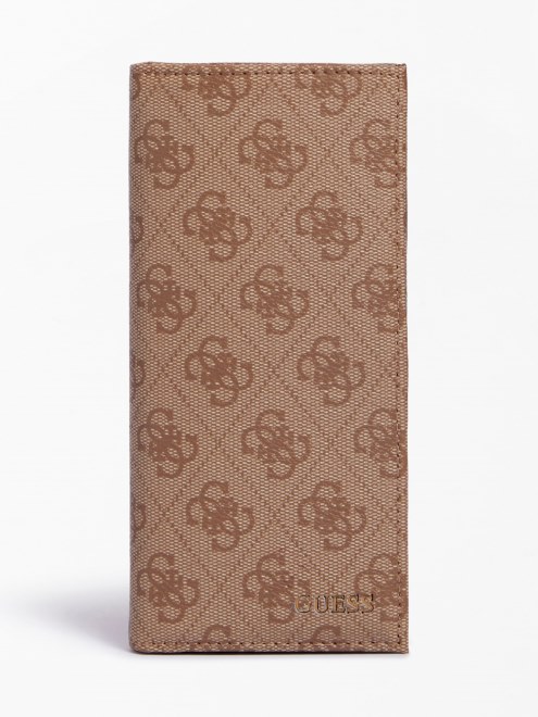 Cartera Larga Marrón Guess Vezzola 4g Logo