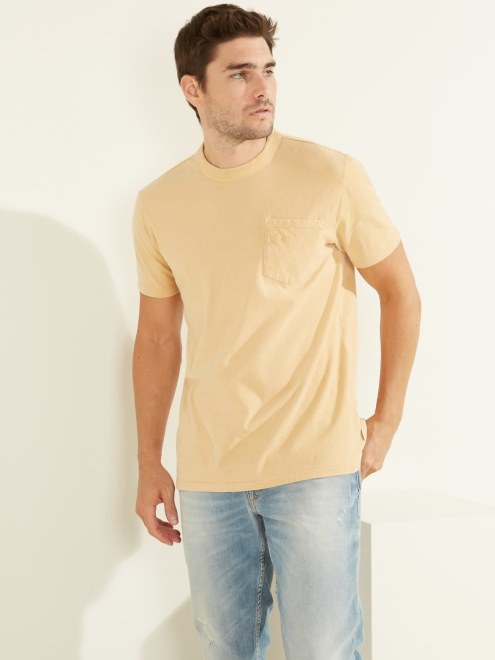 Bolsillo Delantero De La Camiseta De Conjetura Beige