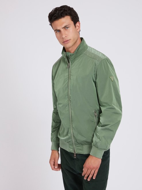 Chaqueta Bomber De Tecnologia Guess Verde