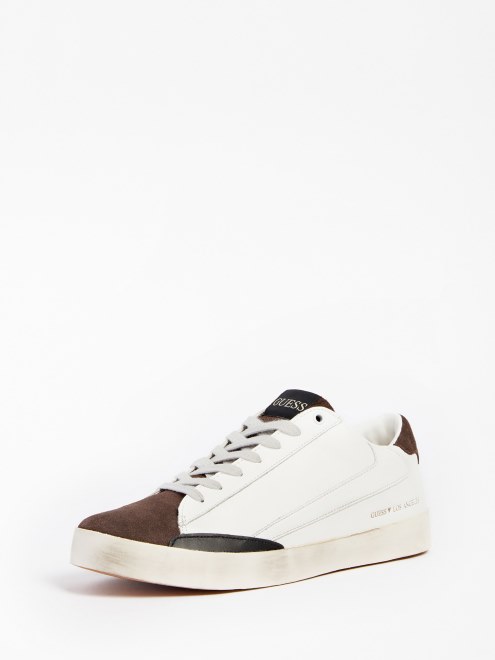 Zapatillas Bajas Guess Lodi Con Inserto De Ante