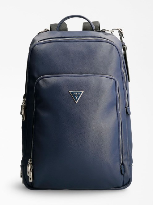 Mochila Certosa Saffiano Azul Guess