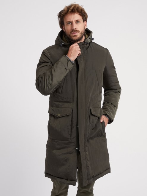 Parka Nailon Guess Marrón