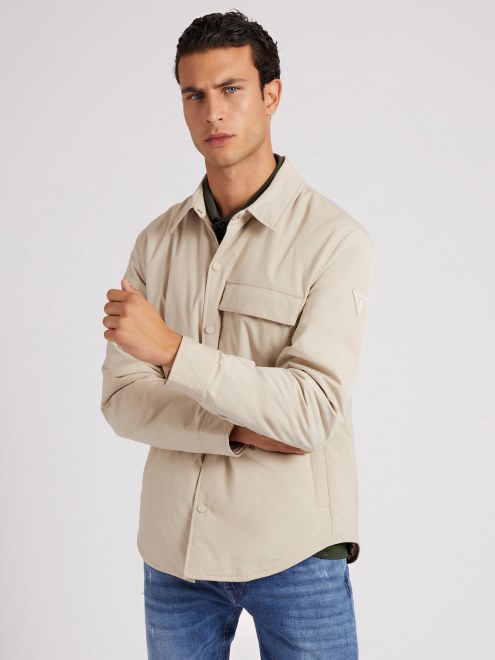 Camisa Acolchada Beige Chaqueta Supongo
