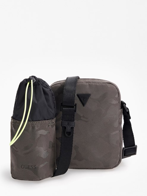 Bolso Bandolera Mini Certosa Tech Guess Gris