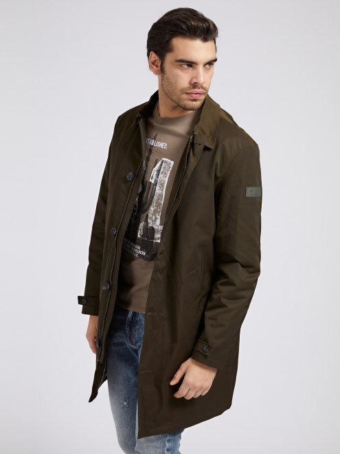 Abrigo De Sarga Supongo Marron