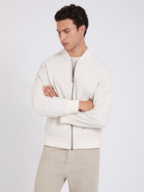 Bomber Maxi Estampado Reversible Guess Gris