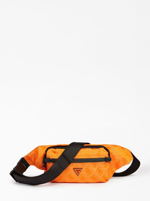 Riñonera Naranja Adivinar Vezzola De Nailon