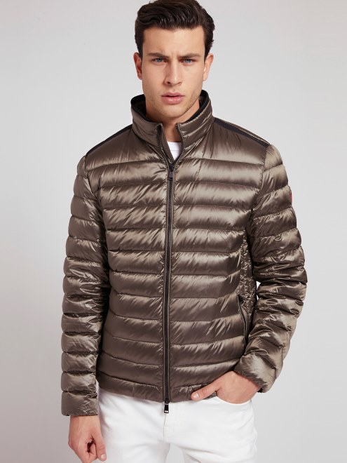 Guess Chaqueta Acolchada Plegable Marron