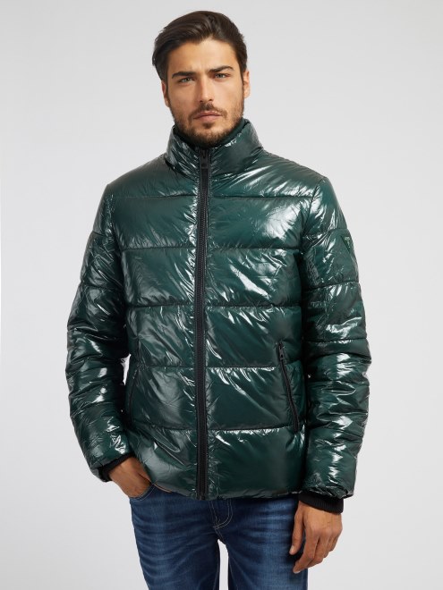 Guess Efecto Liquido Puffer Verde