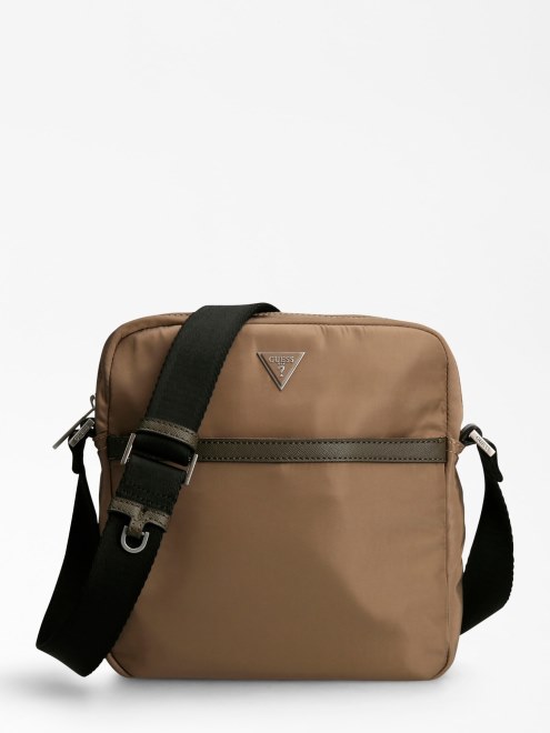 Certosa Bandolera Mini De Nailon Gris Guess