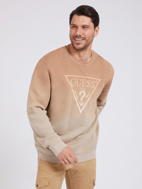 Sudadera Con Logo Triangular Beis