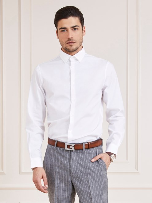 Camisa Blanca Slim Fit Marciano De Guess
