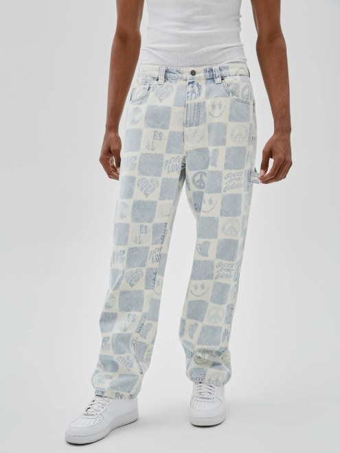 Pantalón De Mezclilla Cargo Azul Supongo