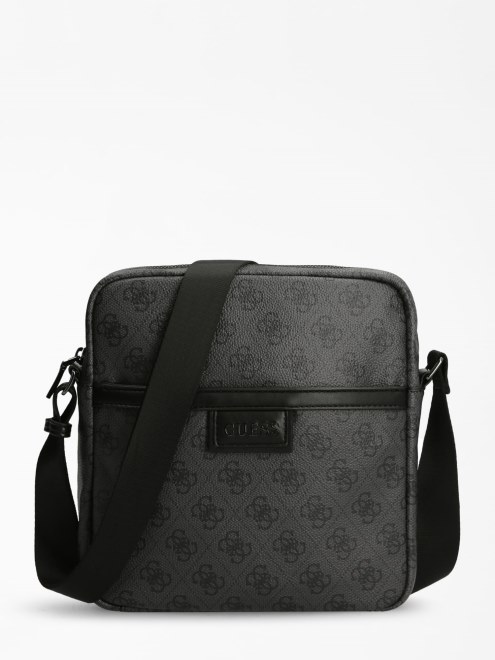 Guess Minibolso Bandolera Negro Con Logo 4g De Vezzola