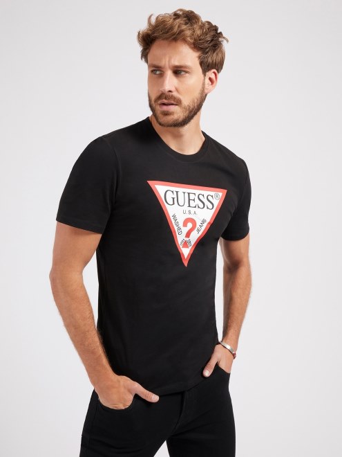 Camiseta Con El Logo Del Triangulo Adivinar Negro