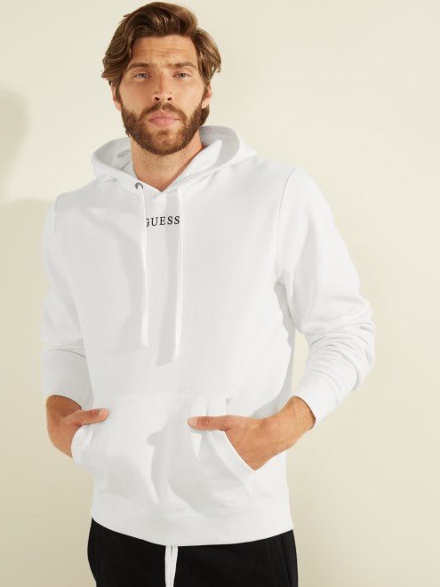 Sudadera Con Capucha Y Logo Blanco Guess