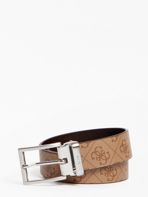 Cinturón Con Logo 4g De Vezzola Beige Guess