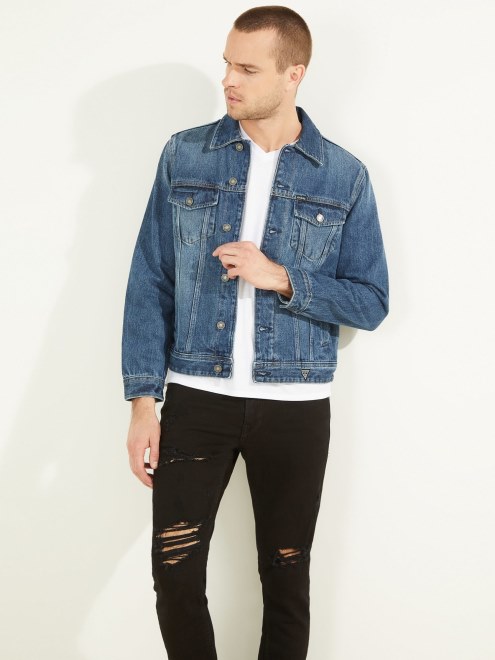 Chaqueta Vaquera Azul New Regular Fit Guess