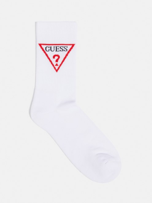 Calcetines Con Logo Triangular Guess Blanco