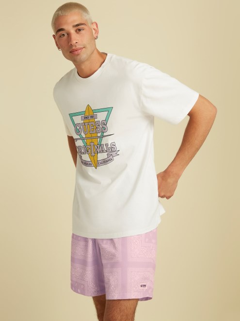 Camiseta Con Logo En La Parte Delantera Blanca Guess