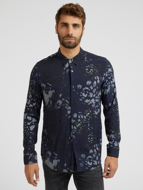 Supongo Que Camisa Animalier Azul