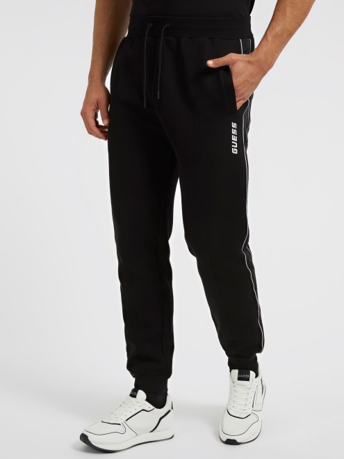 Joggers Guess Negros Con Logo Lateral