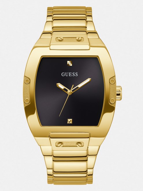 Reloj Analógico De Acero Inoxidable Guess Blanco