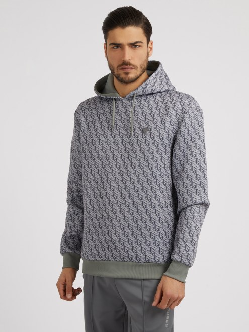 Sudadera De Neopreno Con Logotipo De G Cube En Toda La Prenda Supongo Que Gris
