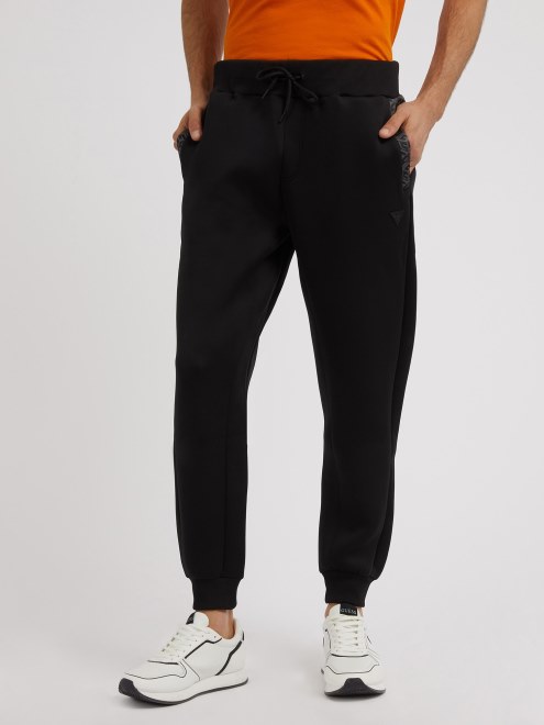 Guess Jogger De Neopreno Tecnico Negro