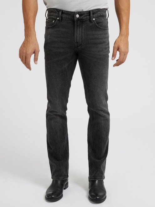 Pantalón Vaquero Slim Fit Negro Guess Nueva Tendencia