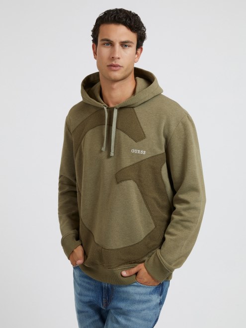 Sudadera Con Logo Macro Guess Verde
