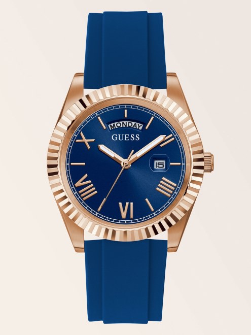 Reloj Calendario Acero Blanco Adivinar