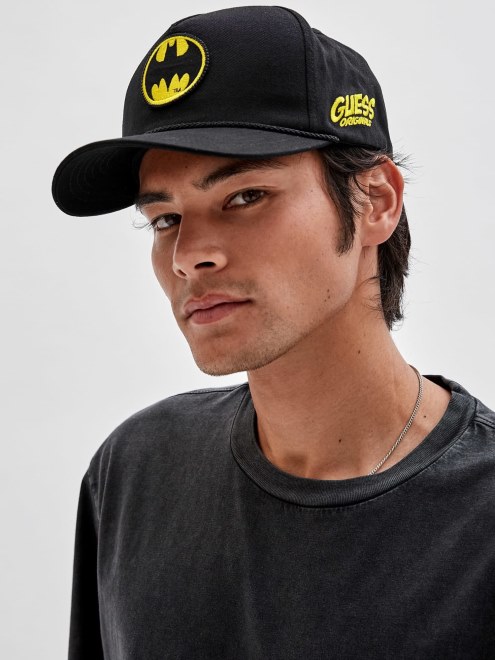 Gorra De Béisbol Con Parche De Batman En La Parte Delantera Guess Negro