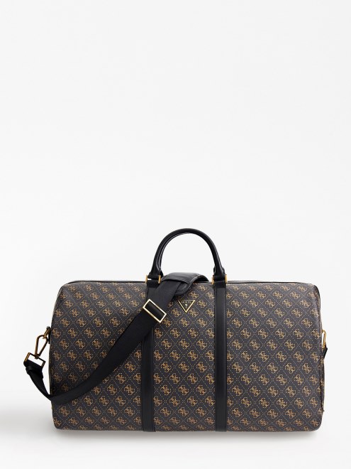 Bolso Con Logo Guess Vezzola 4g Marron