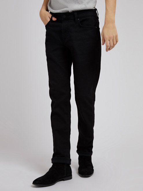 Pantalon Vaquero Pitillo Negro Adivinar Nueva Tendencia